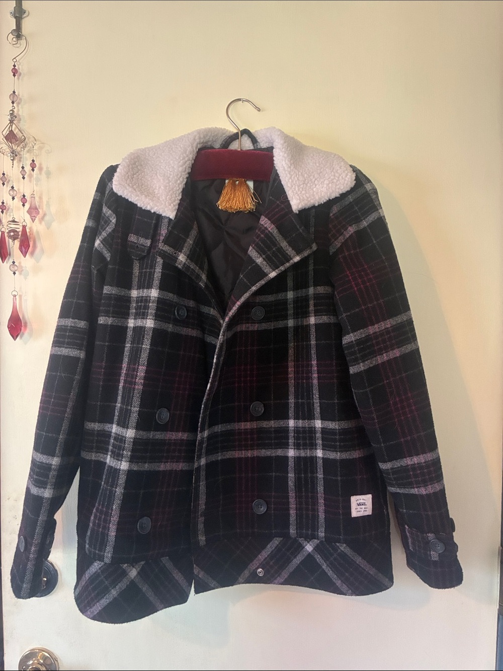 Women’s Vans quilted pea coat style jacket